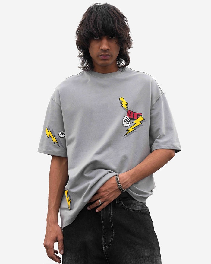 GREY ENERGY T-SHIRT - Luxury T-Shirt