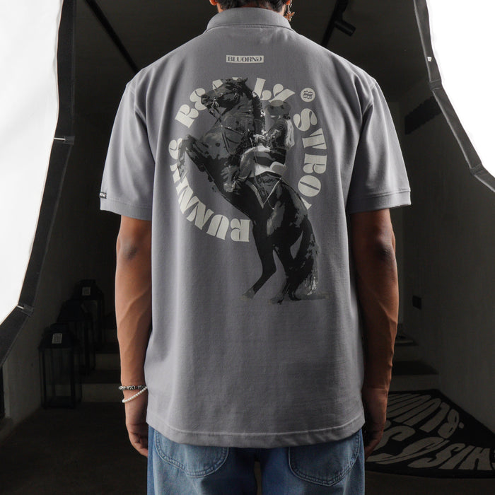 Grey Polo T-Shirt
