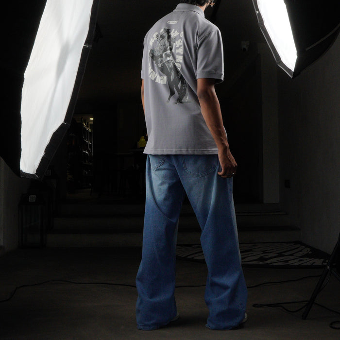 Grey Polo T-Shirt
