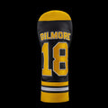 Happy Gilmore 18 hockey jersey fairway cover front view