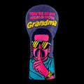 Happy Gilmore Grandma golf driver cover front view