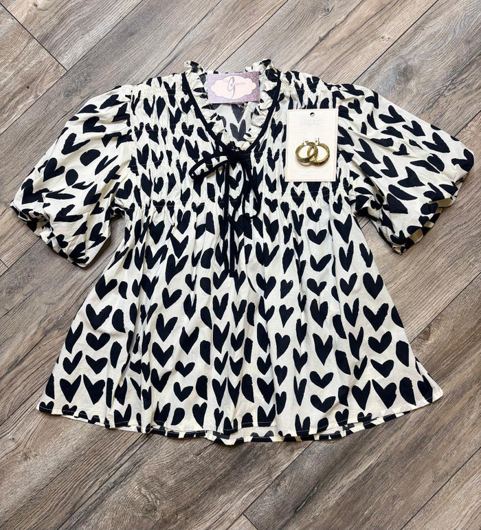 HEART TIE TOP