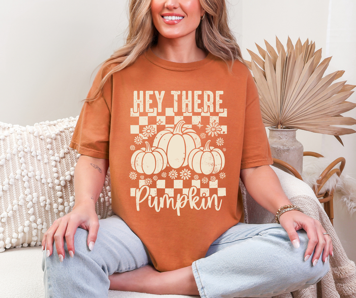 Hey There Pumpkin- Comfort Colors Tee