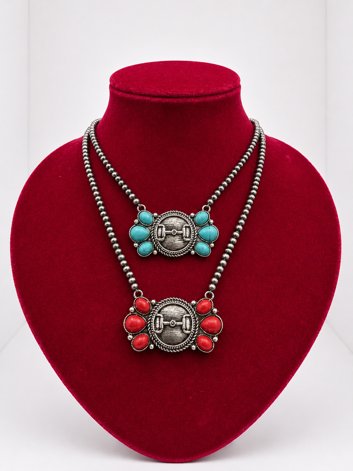 Horse Bit Stone Navajo Necklace