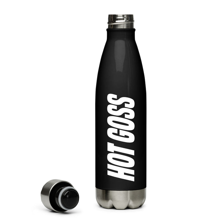 Hot Goss Stainless Steel Water Bottle side angle