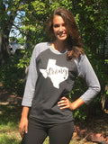 Hurricane Harvey Relief Baseball Shirt