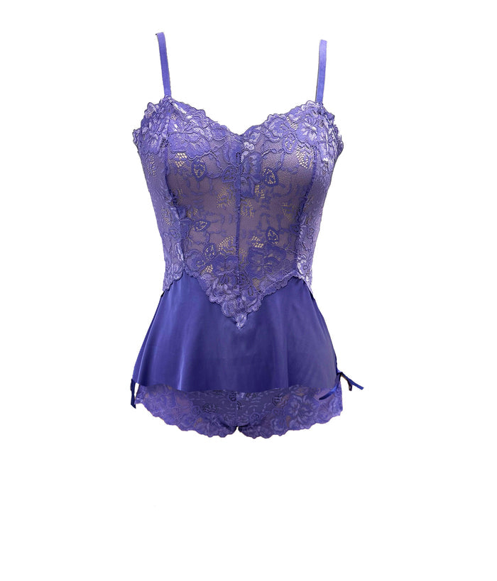 Hydrangea A-line Babydoll Set - Carol Coelho Intimates
