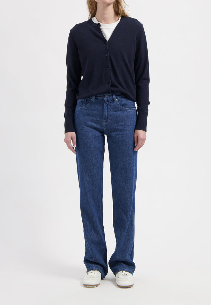 Jamie Mid Loose Flow - Stone Indigo