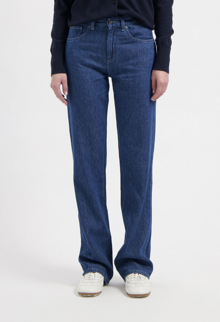 Jamie Mid Loose Flow - Stone Indigo