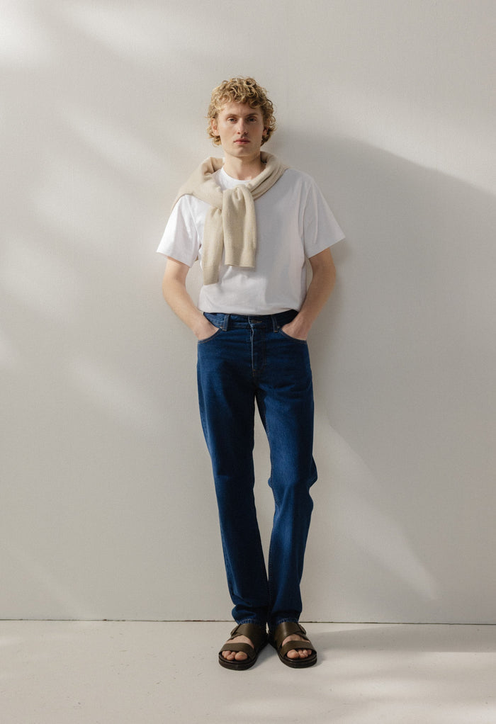 John Mid Straight - Stone Indigo