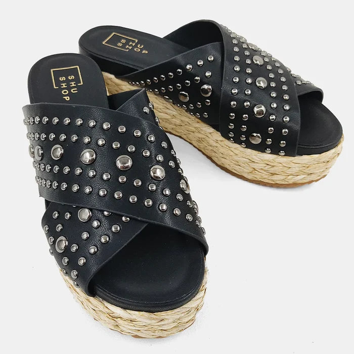 Kaia Black Matte Platform