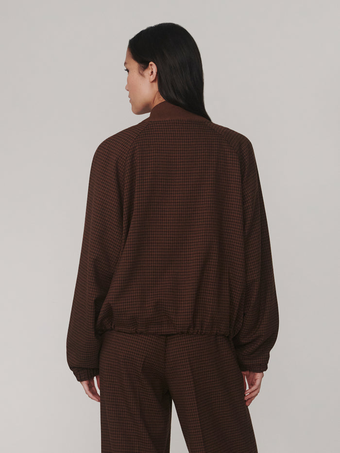 Dark Cocoa Mini Check