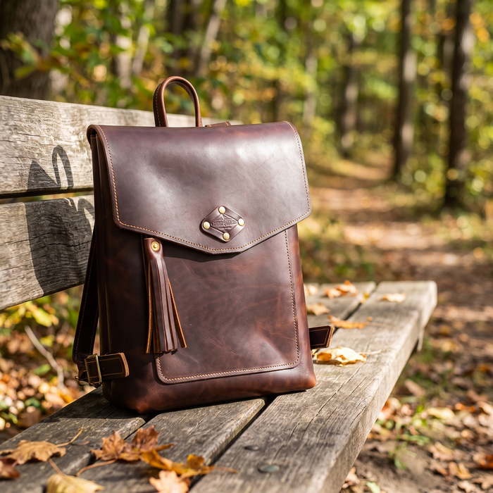 Leather Rucksack