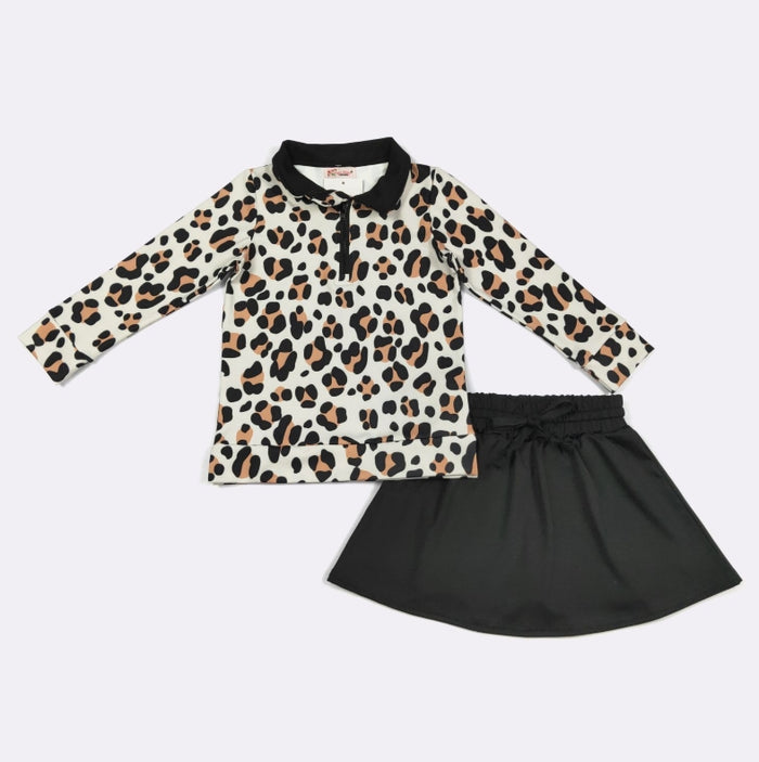 Leopard Yoga Skort Set