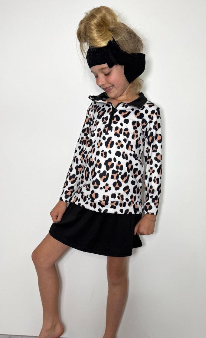 Leopard Yoga Skort Set