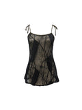 Lithos Black Embroidered Tunic