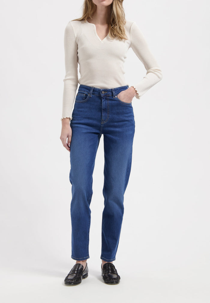 Mams High Tapered - Stone Indigo