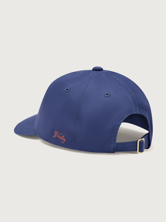 Bijou Blue|Front view of Melvin Club Cap Bijou Blue, a six-panel baseball cap with a curved brim in Bijou Blue.