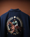 Midnight Saddle League Polo T-Shirt