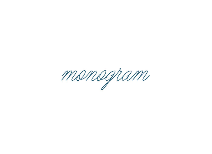 Monogram Fee $25