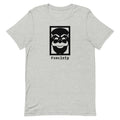 Mr. Robot fsociety T-Shirt front view on grey