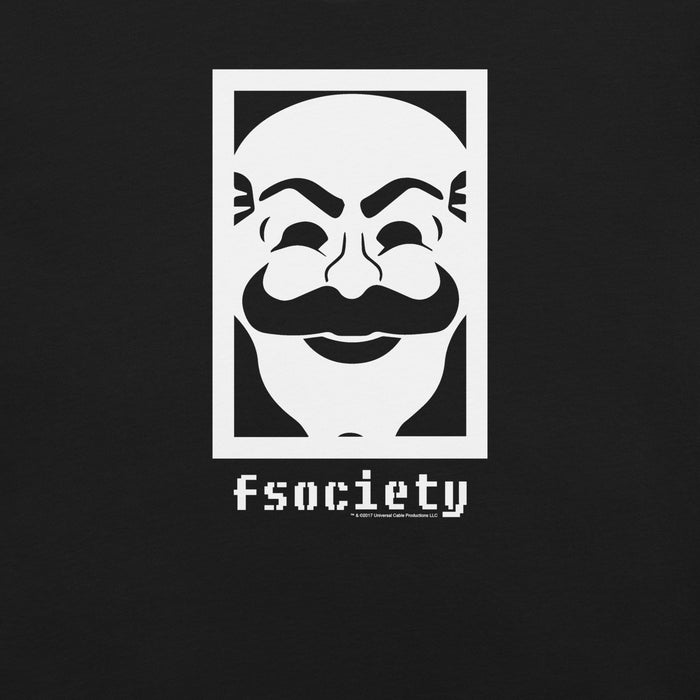 Mr. Robot fsociety T-Shirt fabric texture closeup