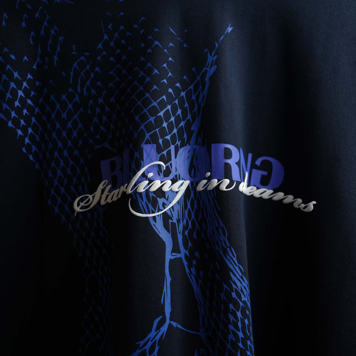 Premium oversized unisex t-shirt with sleek bird-in-flight design