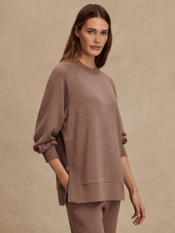 Deep Taupe Marl Fleck