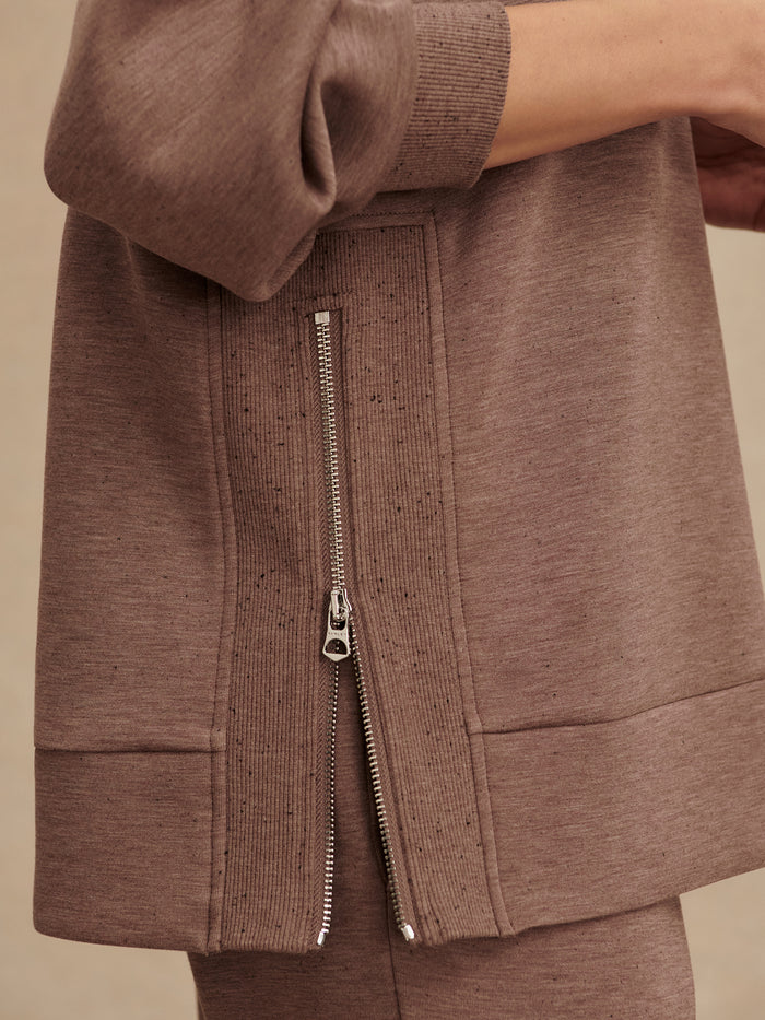 Deep Taupe Marl Fleck