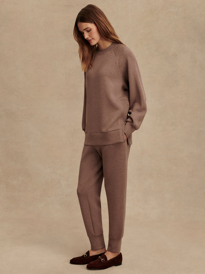 Deep Taupe Marl Fleck