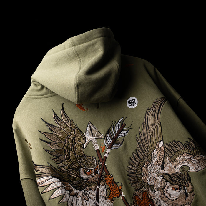Olive Nocturnal Hoodie
