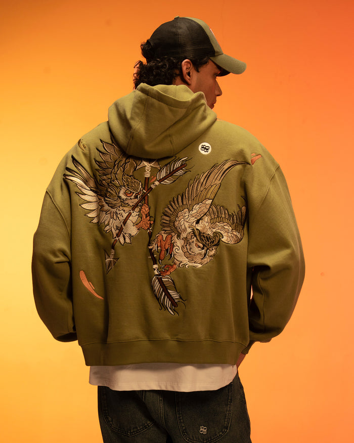 Olive Nocturnal Hoodie