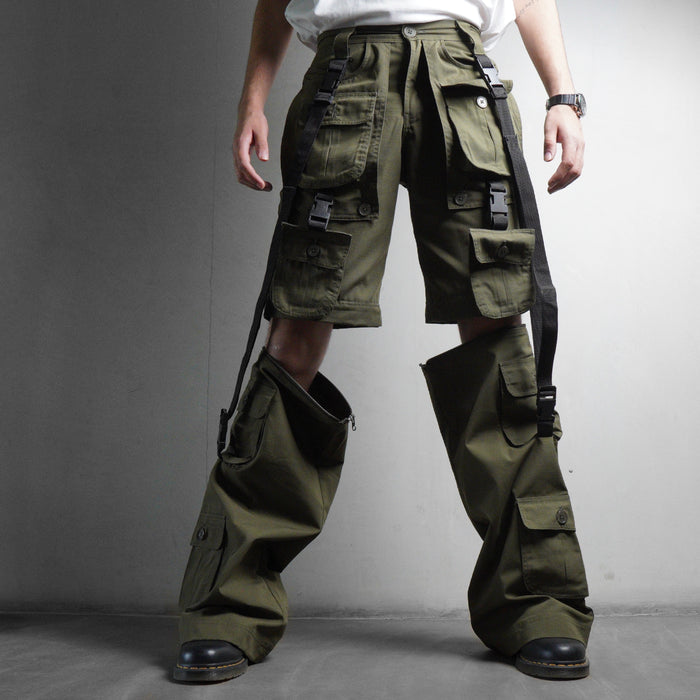 Olive Ripstop Cargos