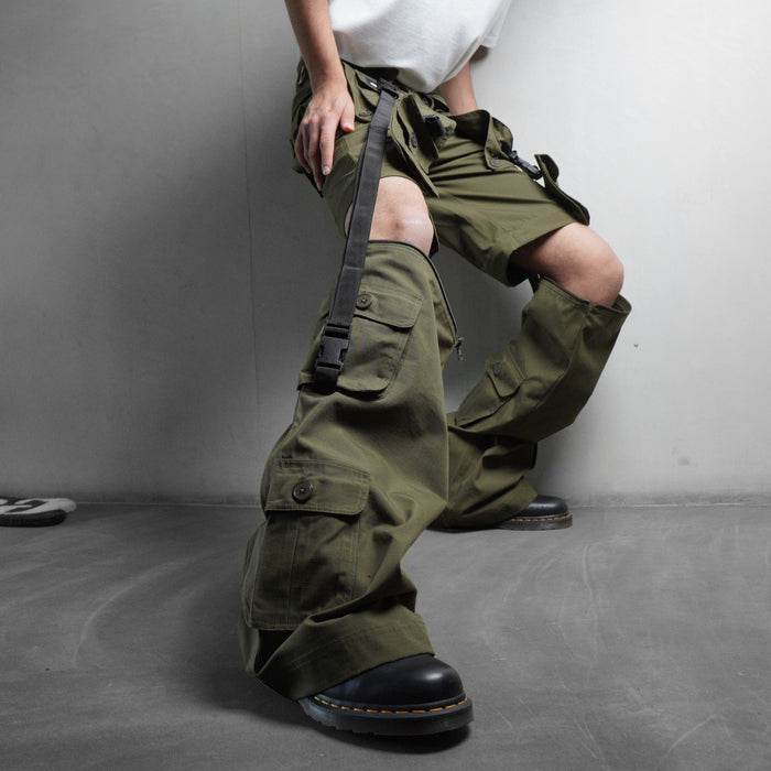 Olive Ripstop Cargos