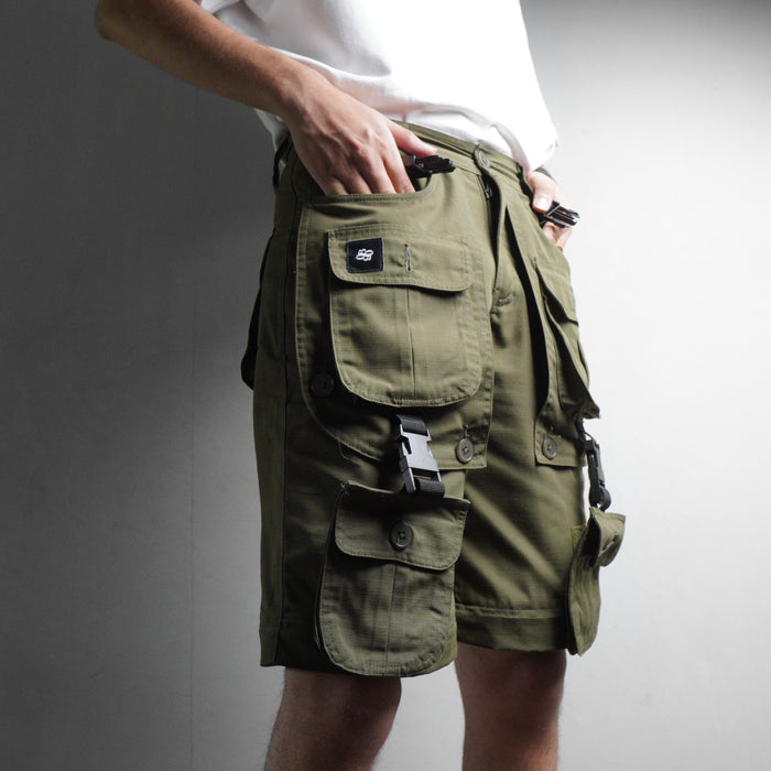 Olive Ripstop Cargos