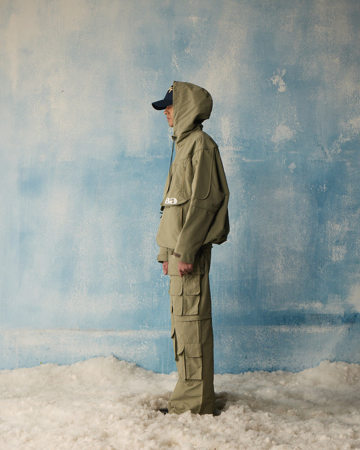 Olive Ripstop Cargos