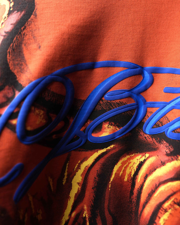 Puff Screen Printed Orange T-Shirt