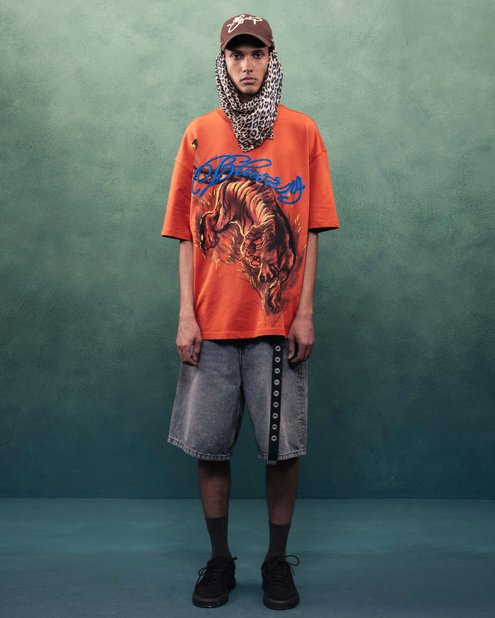 Streetwear Orange T-Shirt