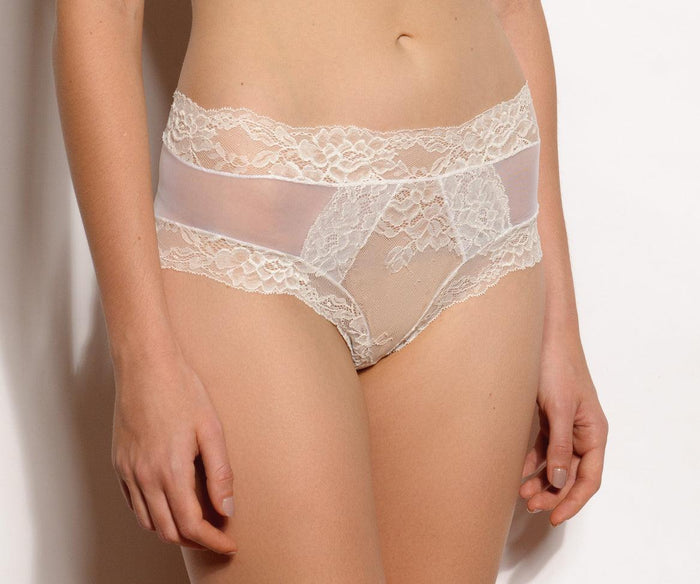 Paris Tulle and Lace Sheer Panties - Carol Coelho Intimates