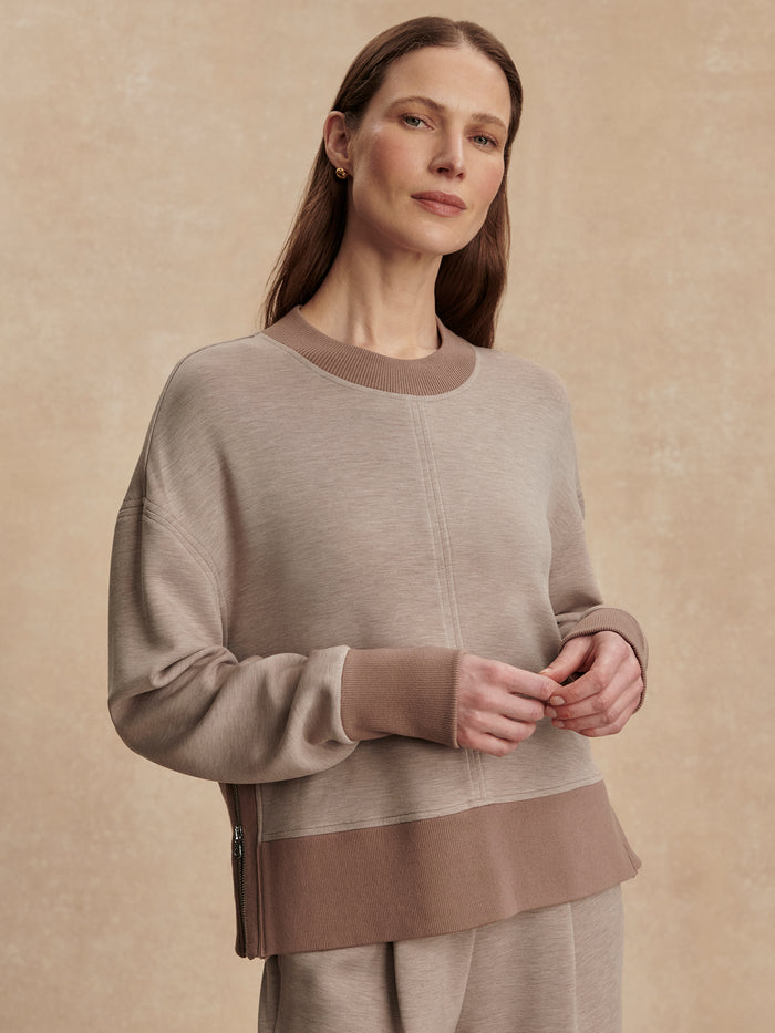 Taupe Marl/ Ginger Snap