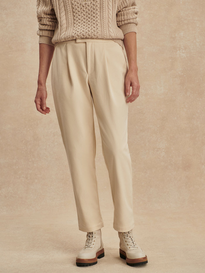Whitecap Grey|Nell Regular Tapered Leg Pant in Whitecap Grey, regular length with a tapered leg silhouette.