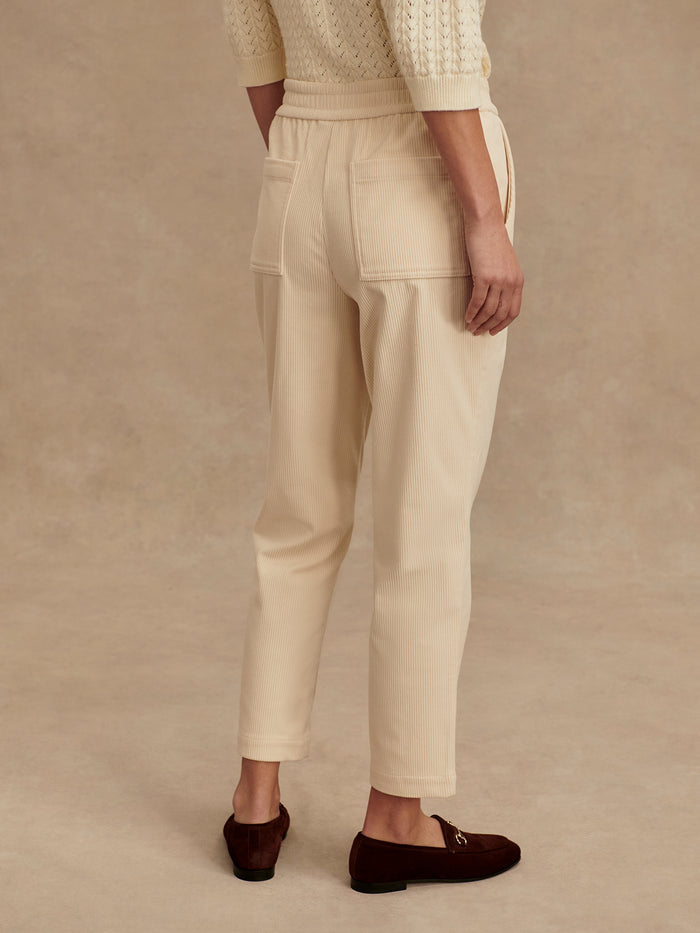 Whitecap Grey|NELL REG TAPERED LEG 27 WHITECAP GREY, regular tapered-leg pants in Whitecap Grey offering a clean silhouette and tailored fit.