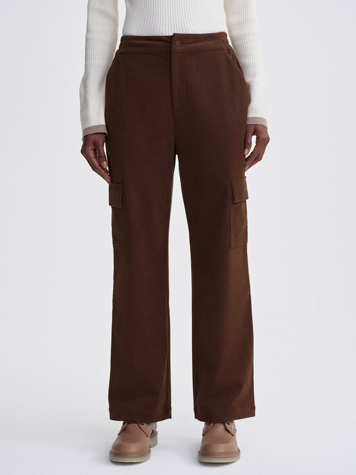 Dark Toffee|Sabina Straight Leg 31.5 Dark Toffee jeans, front view in denim with straight-leg silhouette and classic five-pocket styling.