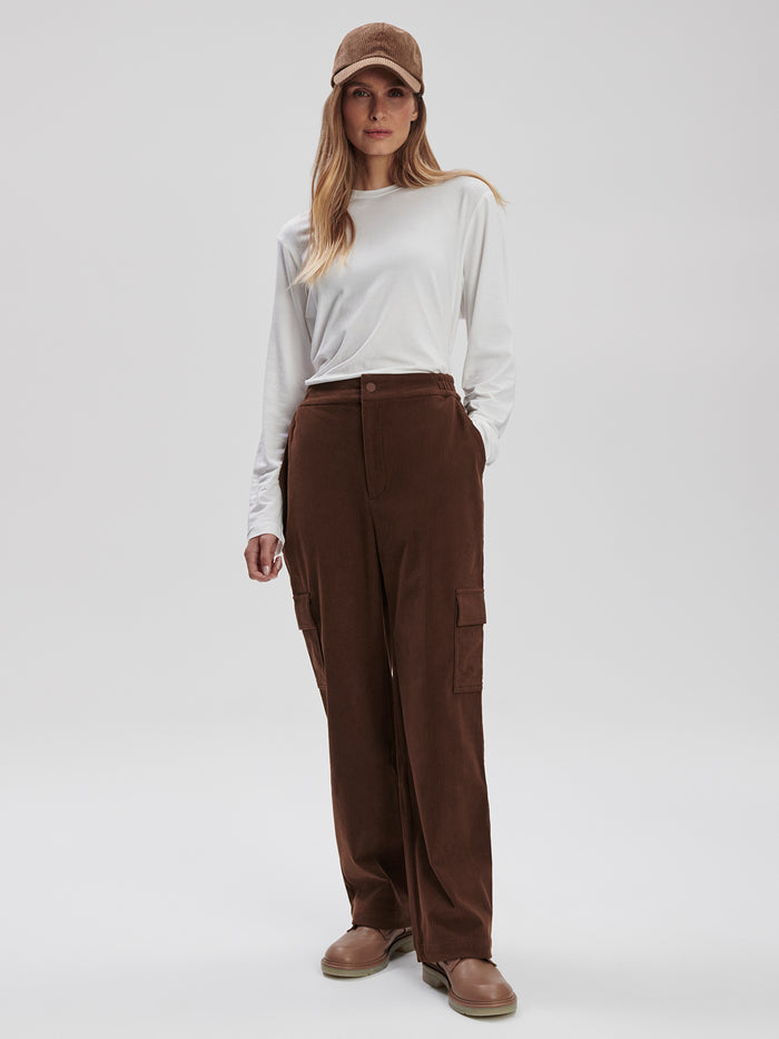 Dark Toffee|Sabina Straight Leg 29 Dark Toffee, full-length product image showing a straight-leg fit.