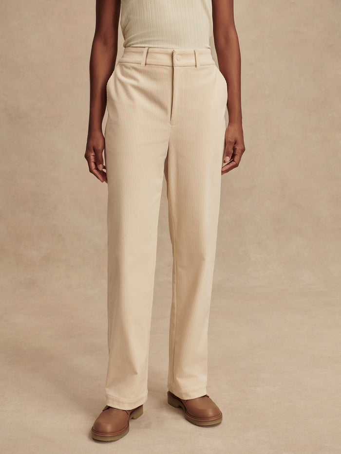 Whitecap Grey|Ivette Straight Leg jeans in Whitecap Grey, size 31.5, front view with classic five-pocket styling, zip fly and straight leg silhouette.