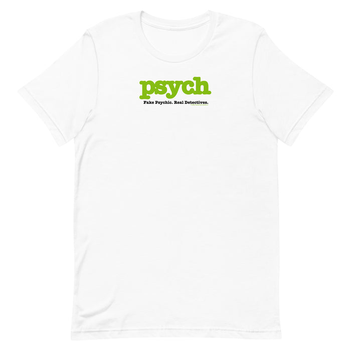 Psych Fake Psychic Real Detectives T-shirt front view