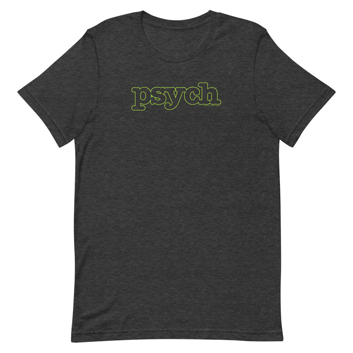 Psych Outline Logo T-Shirt close-up of chest logo