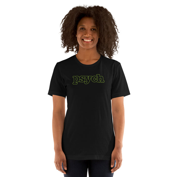 Psych Outline Logo T-Shirt back view
