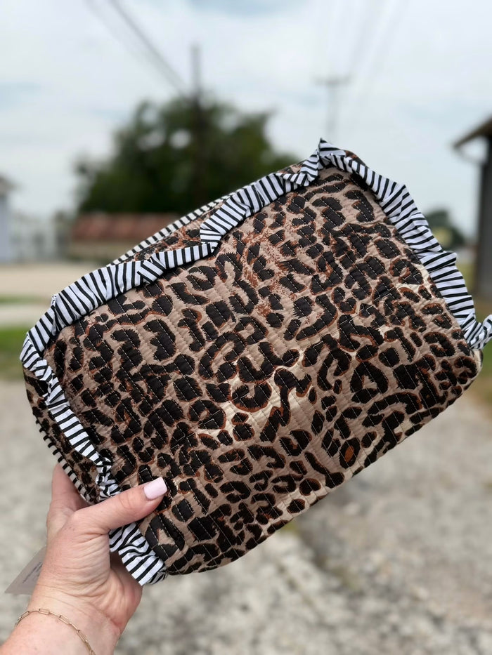 Quilted Cosmetic Bag