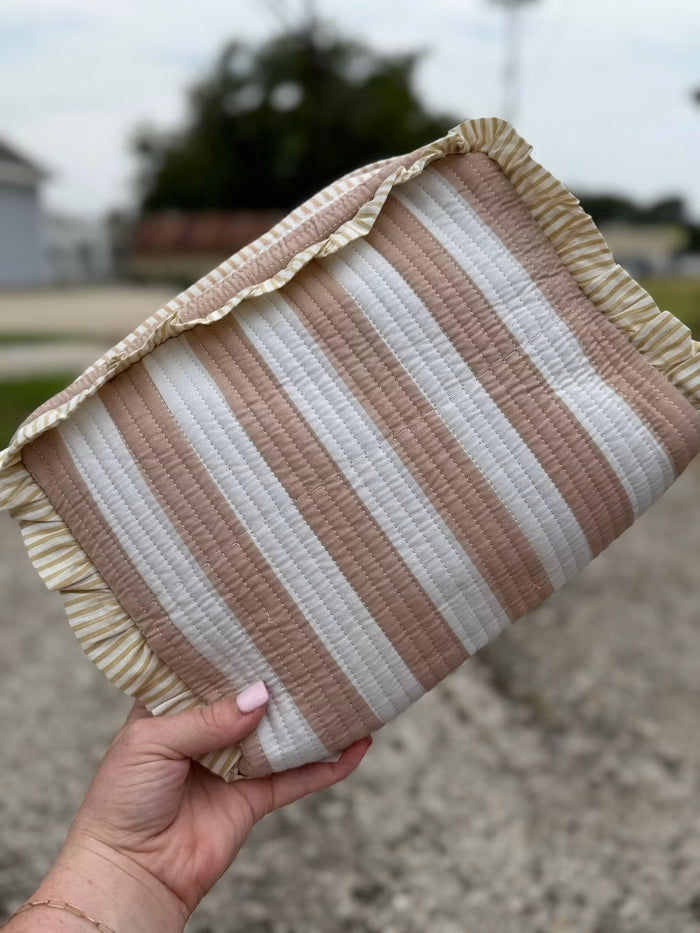 Quilted Cosmetic Bag